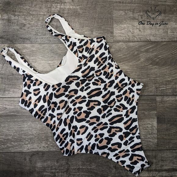 Prettygarden Leopard One Piece Swimsuit Size L - Picture 4 of 4